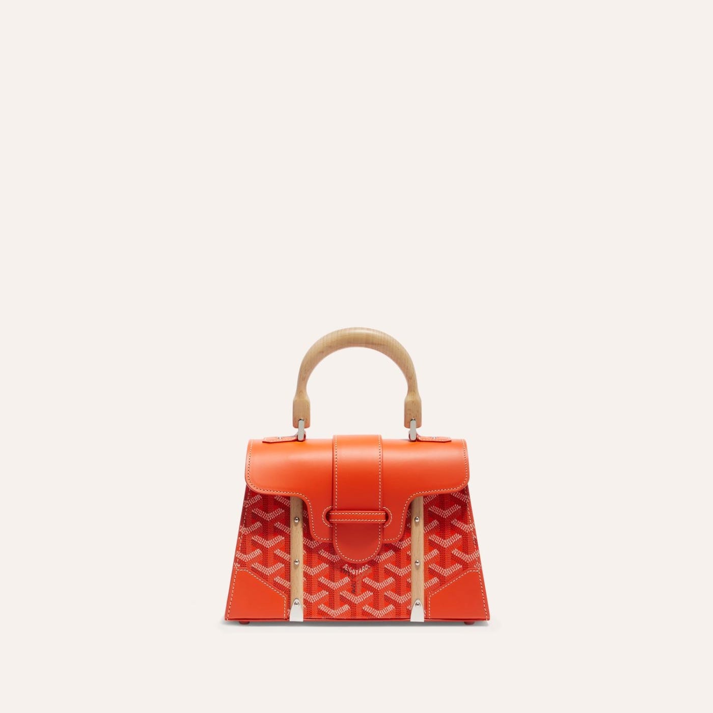 Goyard Saigon Structured Mini Bag Orange - Image 2
